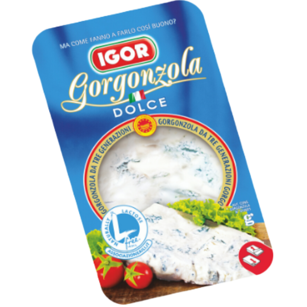 Queijo Gorgonzola Dolce IGOR Pedaço 150g - Gorgonzola e Roquefort