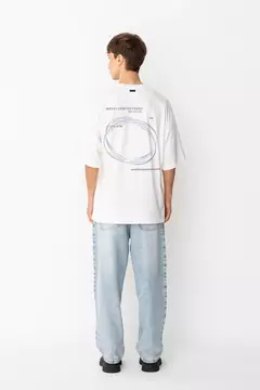 REMERA CIRCLE BLANCA (R110) en internet