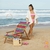 Toalha de Praia com Suporte para Cadeira Jericoacoara 70cm x 140cm