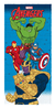 Toalha de Banho Heróis Avengers 60cm x 120cm