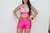 Short Fitness Feminino Meia Coxa Rosa Trilobal - comprar online