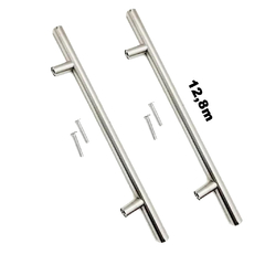 Par de Pegador de Inox para Bandejas de Resina (12,8cm)