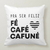 Almofada Personalizada Criativa Presente Fé, Café e Cafuné - comprar online
