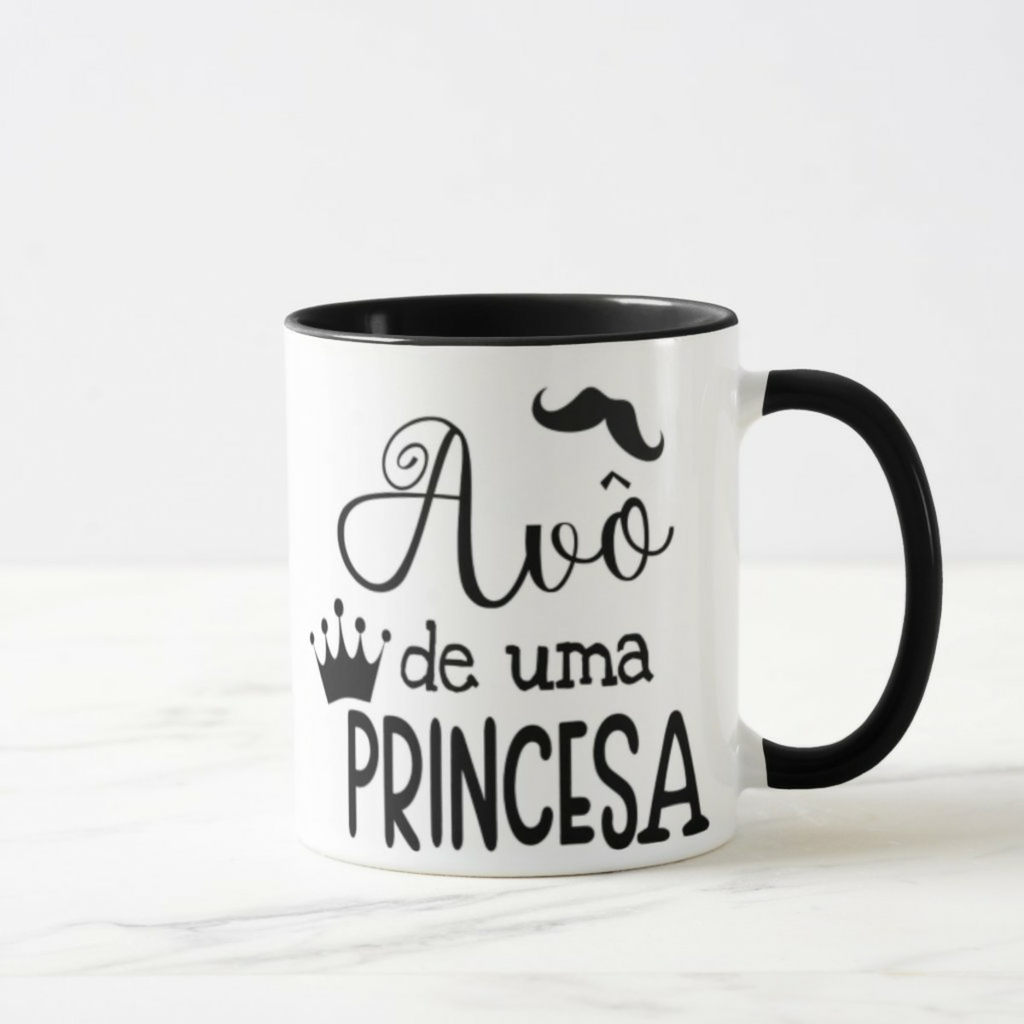 Caneca dia dos pais - Primeiro dia dos Pais com a Minha princesa