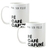 Kit 2 Canecas Personalizadas Presente Casal Fé Café Cafuné