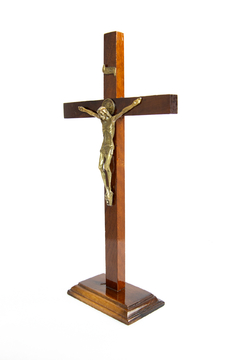 Cruz de madeira para mesa de 27cm na internet