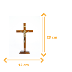 Imagem do Cruz de Madeira para mesa de 23cm