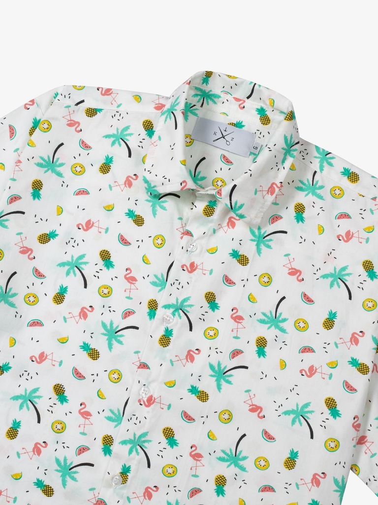 Camisa de sales flamingo feminina