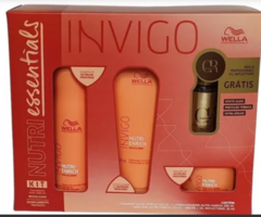 Kit Wella Invigo Enrich Shmapoo 250ml, Condicionador 250ml, Máscara e Oil