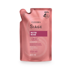 Refil Shampoo Nutri Rosé Siage Eudora 400ml