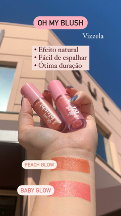 Blush Líquido Vizzela Oh My Blush - Baby Glow - comprar online