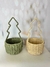 Cesta Decorativa Verde 30x15x10cm - comprar online