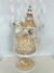 Papai Noel em Resina Gingerbread Linha Doce Mel 43cm