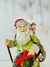 Papai Noel Decorativo em Resina Colorido 19cm - loja online