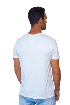 Camisa Masculina Marcha Picada Off White - comprar online