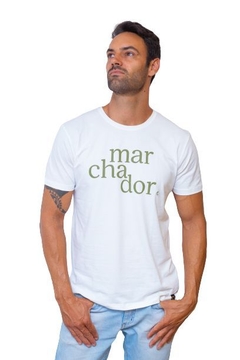 Camisa Masculina Marchador Off White