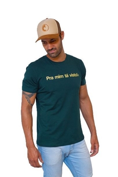 Camisa Masculina Pra Mim Tá Visto Verde Musgo - comprar online