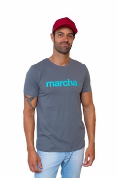 Camisa Masculina Marcha Cinza