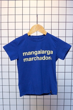 Camisa Infantil Mangalarga Marchador Azul Marinho