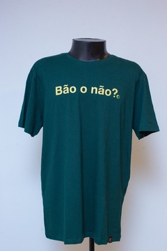 Camisa Masculina Bão o Não Verde Musgo - comprar online