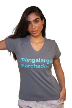 Camisa Feminina Mangalarga Marchador Cinza - comprar online