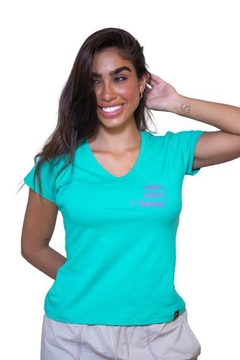 Camisa Feminina Não tem Base Verde