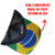 Imagem do Boné Gr8Sports com redinha e bandeira do Brasil