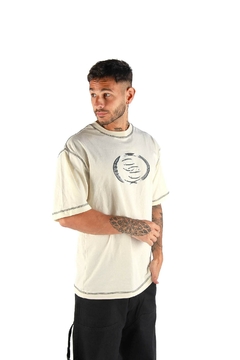 Remera Logo BS Beige - kyro