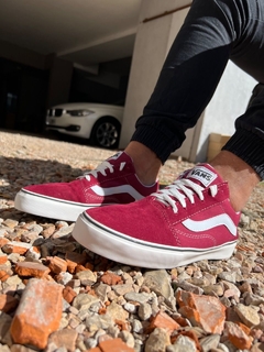 Vans old on sale skool bordo