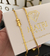CORRENTE GRUMET FLAT 4mm FECHO TRAVA DUPLA - Banhada a Ouro 18k - comprar online