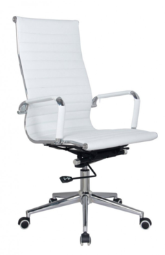 Silla Ejecutiva aluminum respaldo alto Blanco