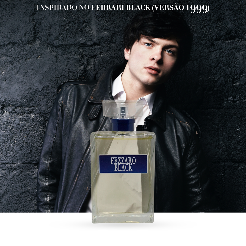 Perfume FEZZARO BLACK Inspirado no Ferrari Black 1999 Masculino