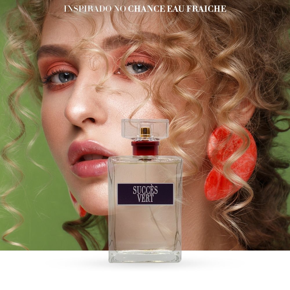 Fragrância SUCCÈS VERT Inspirado no Chance Eau Fraiche Feminino [F87