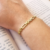 Pulseira Bracelete Banhado a Ouro 18k na internet