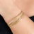 Pulseira Bracelete Banhado a Ouro 18k - Sorelah 