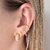 Piercing fake amassado Banhado em Ouro 18K - SEMIJOIA na internet