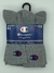 CALCETINES CHAMPION GRIS LARGOS 6 PACK