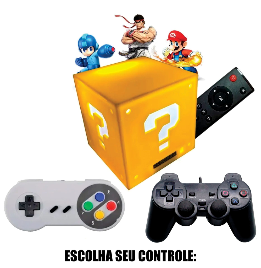 Vídeo Game Retro Box com 20 Mil Jogos + 1 Controle