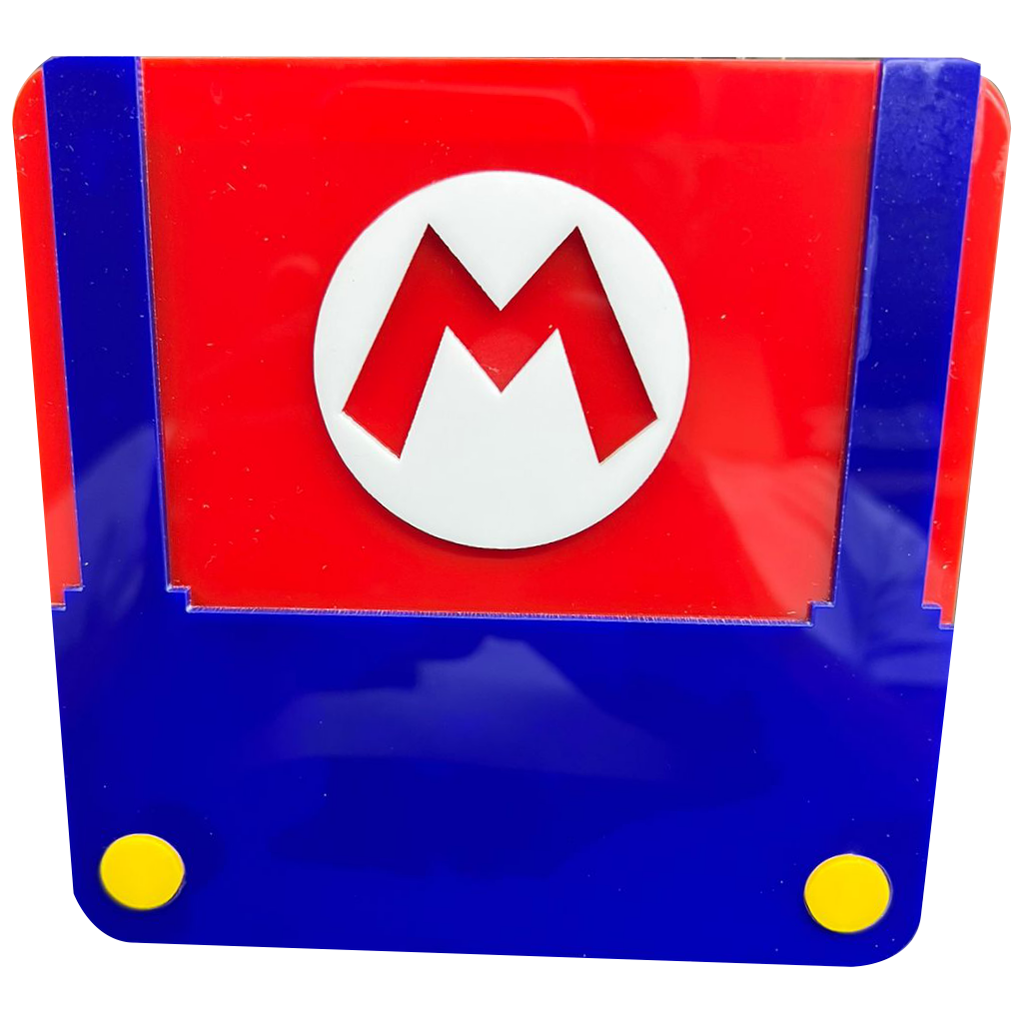 Luminária Retrobox cubo do Mario com 20 mil jogos