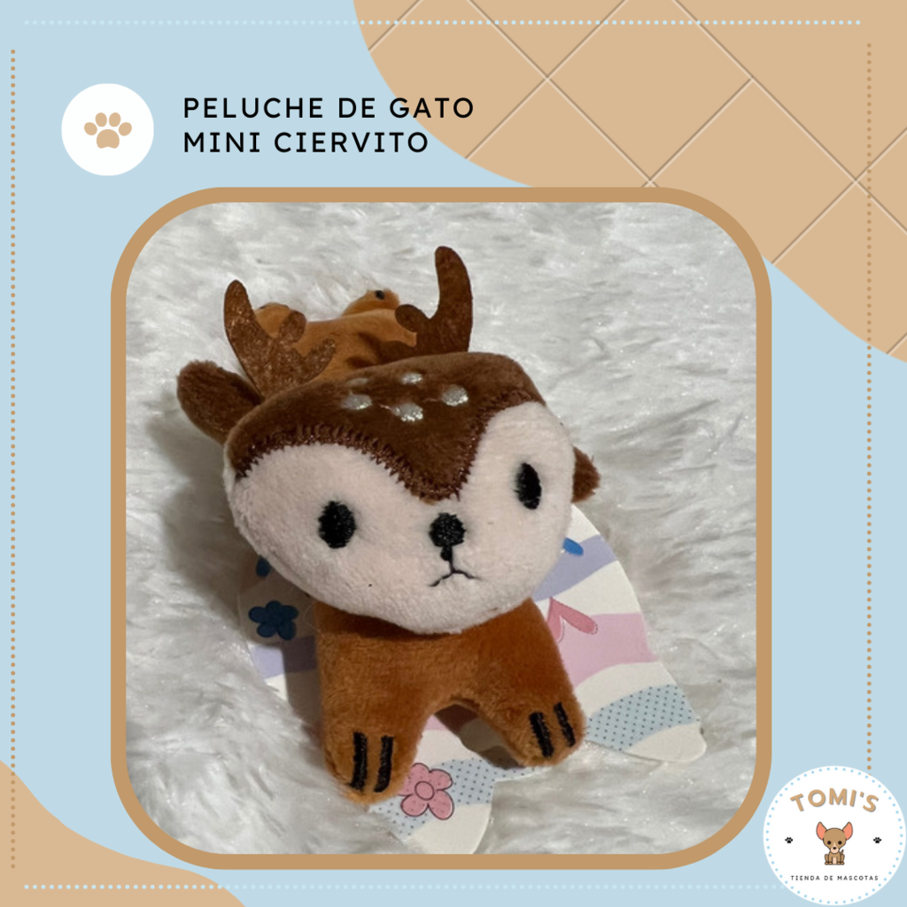 Peluche mini ciervo Tomi s Tienda de Mascotas