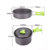 Kit Set Menaje Cocina Camping Porta Comidas Olla Y Sarten SY200 - tienda online