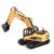 Camion Coleccionable Excavadora Construcción Ingeniería Scala 1:14 1350 Control Remoto - comprar online
