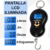 Pesa Gramera Bascula Viaje Digital Portátil Equipaje Verdura 14191-742E - tienda online