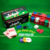 Set De Poker Tipo Casino Texas Hold Fichas Cartas Tapete - comprar online