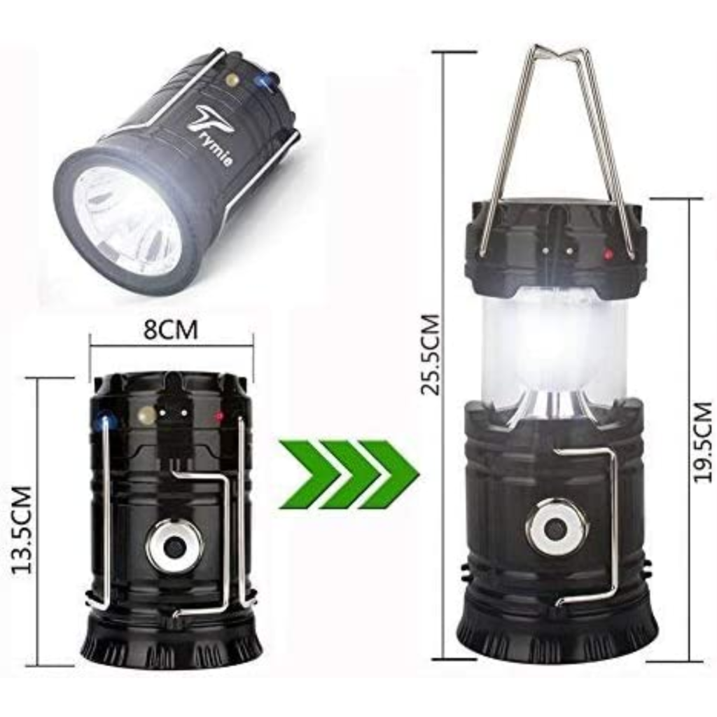Carpa SH 5800T Linterna Llevada Solar Portable De La Linterna Que Acampa  6LEDs Lámpara Recargable De Mano De Emergencia Luz Plegable Para La  Iluminación Exterior De 5,2 €