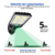 Lampara Panel Solar Exteriores Led Y Sensor Fachadas Pared JX-616E - tienda online