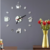 Reloj De Pared 3d Grande Diseño Moderno Decorativo Cafeteria ZH1747 - tienda online