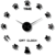 Reloj De Pared 3d Grande Diseño Moderno Decorativo Huella de gato ZH029