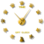 Reloj De Pared 3d Grande Diseño Moderno Decorativo Huella de gato ZH029 - comprar online