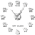 Reloj De Pared 3d Grande Diseño Moderno Decorativo Huella de gato ZH029 en internet